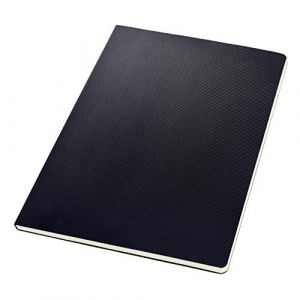 Sigel CO800 Bloc notes, env. A4 21,1 x 29,7 cm, petits carreaux, couverture rigide, noir, Conceptum
