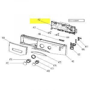 Bellavita MODULE DE COMMANDE LL V 588B8AF26800 POUR LAVE LINGE - 20721312