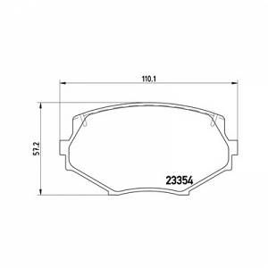 Brembo 4 plaquettes de frein P49020