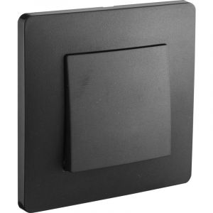 Debflex Interrupteur à encastrer caly 1 pièce(s) poussoir noir caly