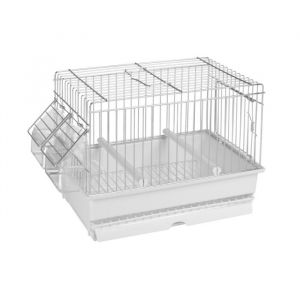 Versele Laga Cage de transport oiseaux Brooklyn blanche - 2GR Blanc