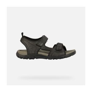 Geox Homme Uomo Sandales Strada B Sport, Noir, 39 EU