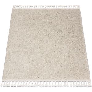 Rugsx - Tapis berber carré 9000 crème Franges berbère marocain shaggy beige 120x120 cm