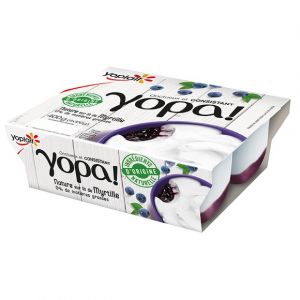 Yoplait Yopa ! Sp&eacute;cialit&eacute; laiti&egrave;re sur lit de myrtille