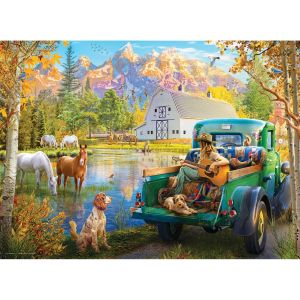 Eurographics Puzzle 1000 pièces : Le lac chantant par Angelo Bonito