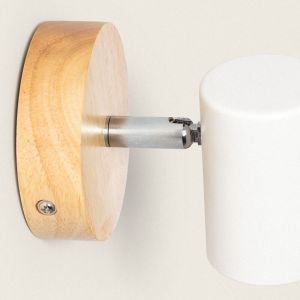 Plafonnier Orientable Bois 1 Spot Albus Naturel