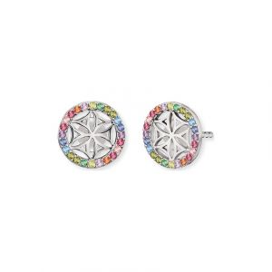 Engelsrufer Boucles d'oreilles à fermoir à poussette ERE-LILLIFL-ZIM-ST 925 Argent