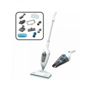 Black & Decker Balai - nettoyeur vapeur - fsmh13envc1-qs - kit balais vapeur avec nettoyeur a main + aspirateur a main - 10 accessoires fournis