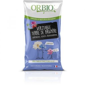 Terre De Bruy&egrave;re Orbio 40 L - Substrat L&eacute;ger Acide Pour Hortensias Et Azal&eacute;es