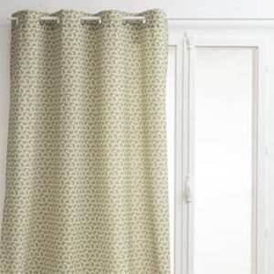 Atmosphera Rideau 140x260 cm polycoton Palma - Vert