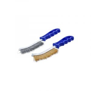 BGS Technic Jeu de brosses à fils fil en acier et laiton 260 mm 2 pièces bgs 71033
