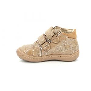 Kickers Kickmary, Bottillons Fille, Beige, 25