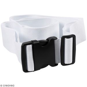 Creotime Bandoulière de bagage - blanc - 92/164 cm - 1 pce