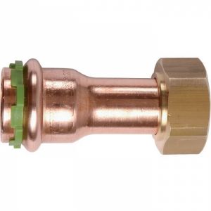 Raccord cuivre droit avec &eacute;crou &agrave; sertir - F 1''1/4 - &Oslash; 28 mm - Aalberts