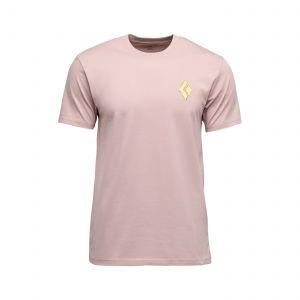 Black Diamond T-shirt Shredded manches courtes rose clair - S