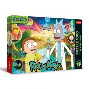 Trefl Qualité Premium Plus - Puzzle: Rick & Morty - 1000 pièces, série de Puzzles avec Les Personnages préférés, pour Adultes et Enfants à partir de 12 Ans