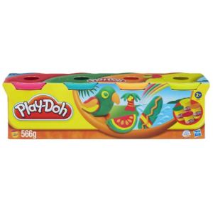 Hasbro Play-Doh - Pâte à modeler 4 pots