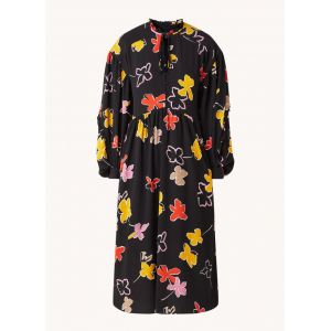 Image de Ted Baker Robe tunique midi Yviee avec col nœud et poches latérales