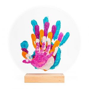Kit empreintes de mains pour 5 nacré