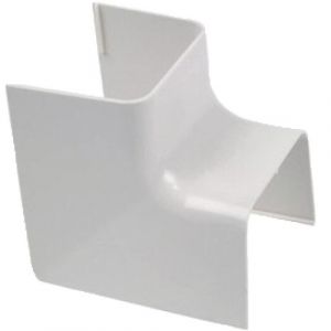 Eid Coude 90&deg; angle int&eacute;rieur blanc pour goulotte 80x60 mm -