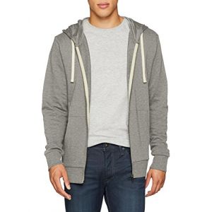 Jack & Jones Sweatshirts Jack---jones Eholmen Sweat Zip Hood - Light Grey Melange - L