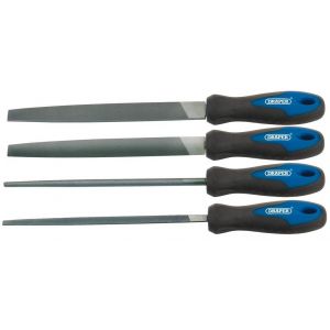 Draper Tools Jeu 4 limes mi-douce