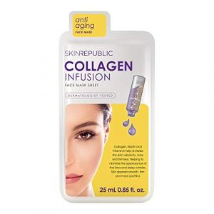 Skin Republic Masque Facial avec Infusion au Collag&egrave;ne - 25 ml