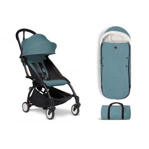 Image de Babyzen Poussette pour avion yoyo2 et chancelière aqua noir 6+