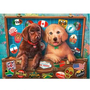 Castorland Puzzle 300 pièces : Les Chiots Stowaway