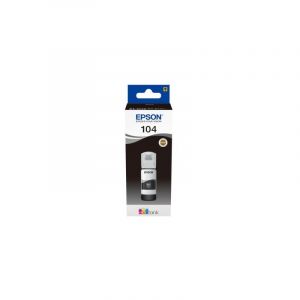Epson Cartouche d'encre - imprimante kit de remplissage d'encre ecotank 104 - noir - jet d'encre - 4500 pages - 1 unit(s) (c13t00p140)