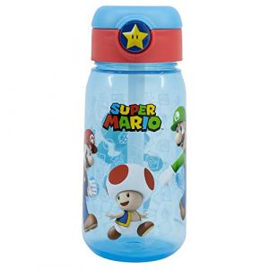 Super Mario Gourde 510 ML avec paille