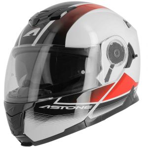 Astone Casque modulable RT 1200 VANGUARD blanc/noir/rouge - XL