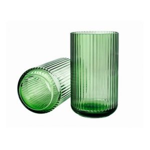 Lyngby Porcel&aelig;n Vase en verre Lyngby - vert - 15 cm