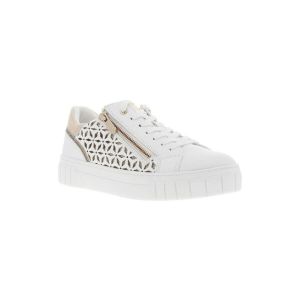 Marco Tozzi Femme Damen, Sneaker, Feel ME Fußbett,Wechselfußbett, weiches Innenfutter, 2-23701-42 Basket, White Comb, 37 EU