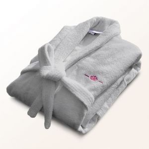 LE TEMPS D'UN BAIN Peignoirs, Gris Clair, L Mixte