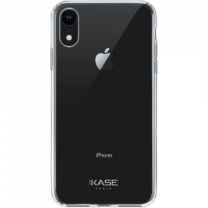 The kase Coque en silicone hybride invisible pour Apple iPhone XR, Transparent
