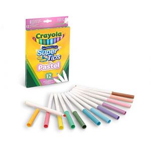 Crayola Bright Supertips Pastel Edition Lot de 12