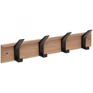 5five Simply Smart - Patère ziny 4 têtes l45cm bois clair noir - 5five