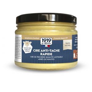 MAULER - Cire pour bois en p&acirc;te Antiquaire Abeilles - Teinte : Naturel - 0,5L - Meubles & Parquets - Effet d&eacute;perlant, Anti-tache, s&eacute;chage rapide