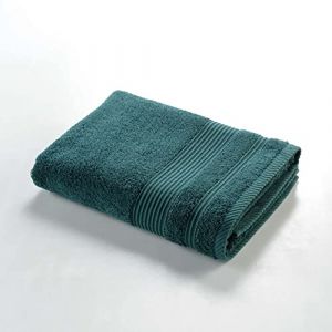 Drap de Douc 70 x 130 Cm Emeraude, 100% Coton, Tendresse