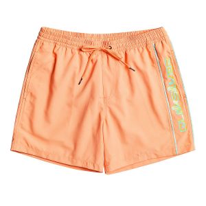 Quiksilver Short de bain signature avec suspensoir Rouge - Couleur Rouge - Taille 10-12 ans