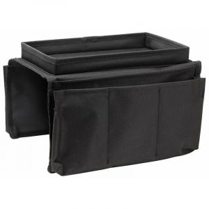 Porte télécommande / organisateur d'accoudoir de canapé Noir 30 5 cm 30,5 cm