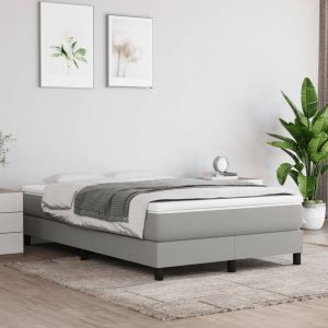 Image de VidaXL Matelas de lit &agrave; ressorts ensach&eacute;s Gris clair 120x200x20 cm