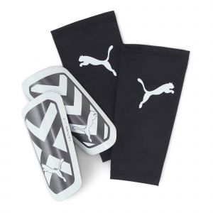 Puma Protège-Tibias Ultra Light Chaussettes Eclipse - Noir/Blanc, pointure Small - Noir - Taille Small