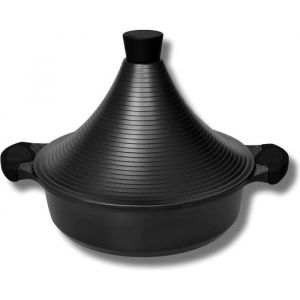 Cflagrant Tajine Marocain Façon Pierre Induction Revêtement sans PFOA en Greblon C3+ de Technologie Allemande 32cm