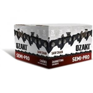 Ozaki Rouleau de cha&icirc;ne de tron&ccedil;onneuse carr&eacute;e 3/8' 050 25 pieds pour cha&icirc;nes low-pro (lopro, LP) ZK38CLP5025P