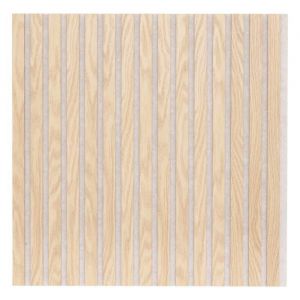 Atmosphera Panneau décoratif mural Colva beige fond gris 60x60cm créateur d'intérieur