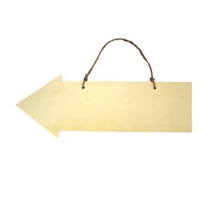 CTOP Fl&egrave;che en bois 40 cm x 14,5 cm
