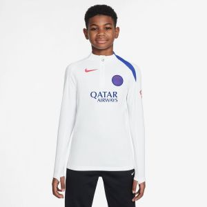 Nike Paris Saint-Germain Maillot d'Entraînement Dri-FIT Strike Drill 3ème - Blanc/Bleu/Rouge Enfant, pointure XL: 158-170 cm - ['Blanc'] - Taille XL: 158-170 cm