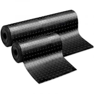 Emmevi Mv S.p.a. - Tapis Protecteur de sol en gomme antid&eacute;rapant avec rev&ecirc;tement robuste &agrave; bulles noires Diff&eacute;rentes tailles - 1 m&egrave;tre x 2 m&egrave;tres